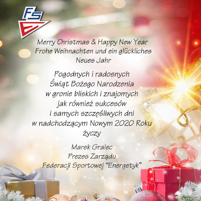 Kartka Boże Narodzenie 2019 FS Energetyk